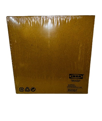 IKEA KNYCK Napkin Holder Black 9 x 9" Metal Ball 800.454.48 New Factory Sealed - Picture 2 of 5