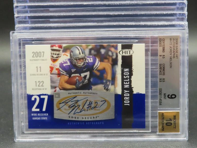 Jordy Nelson SA-GE Hit Autographs #A72 Base