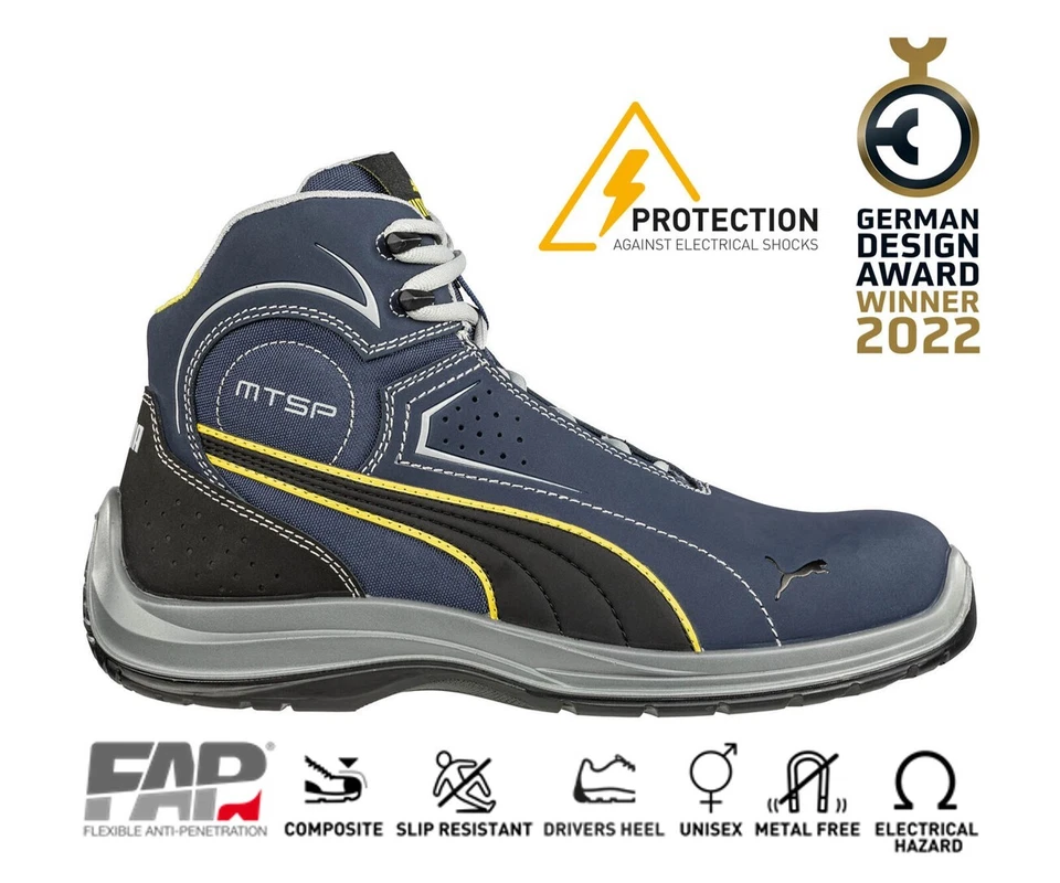 Puma Safety Touring Blue SB ✓ UVP 115,00€ Sicherheitsschuhe wie S3 BWare ✓ NEU