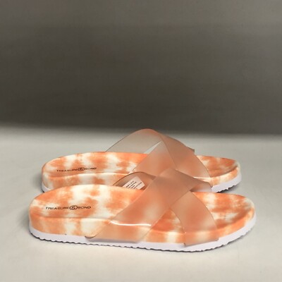 Treasure & Bond Bellie Sandal Coral Light Multi Women's Size 5 Medium