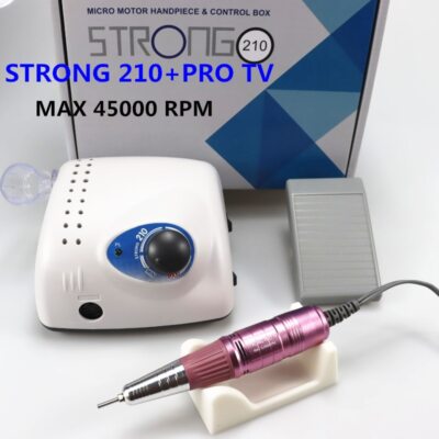 Control Box Handpiece 65W 45000Rpm Nail Drill Bits Manicure Electric Nail File
