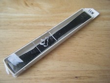 Vintage 14mm Watch Strap, Black Calf Leather