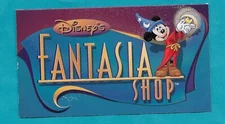 SORCERER MICKEY MOUSE FANTASIA SHOP DISNEYLAND HOTEL INFORMATION CARD DISNEY