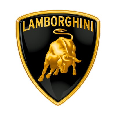 Lamborghini Logo Silikonaufkleber für Autotuning und Innenraum, beste Qualität
