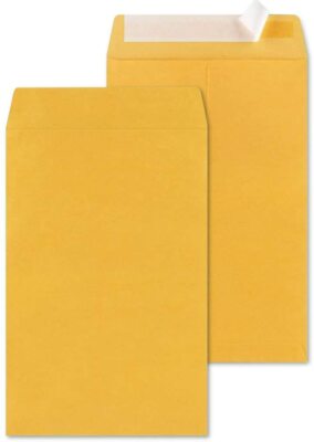 500-9x12 Brown Kraft Self Seal Catalog Envelopes with Peel Mailing 28lb