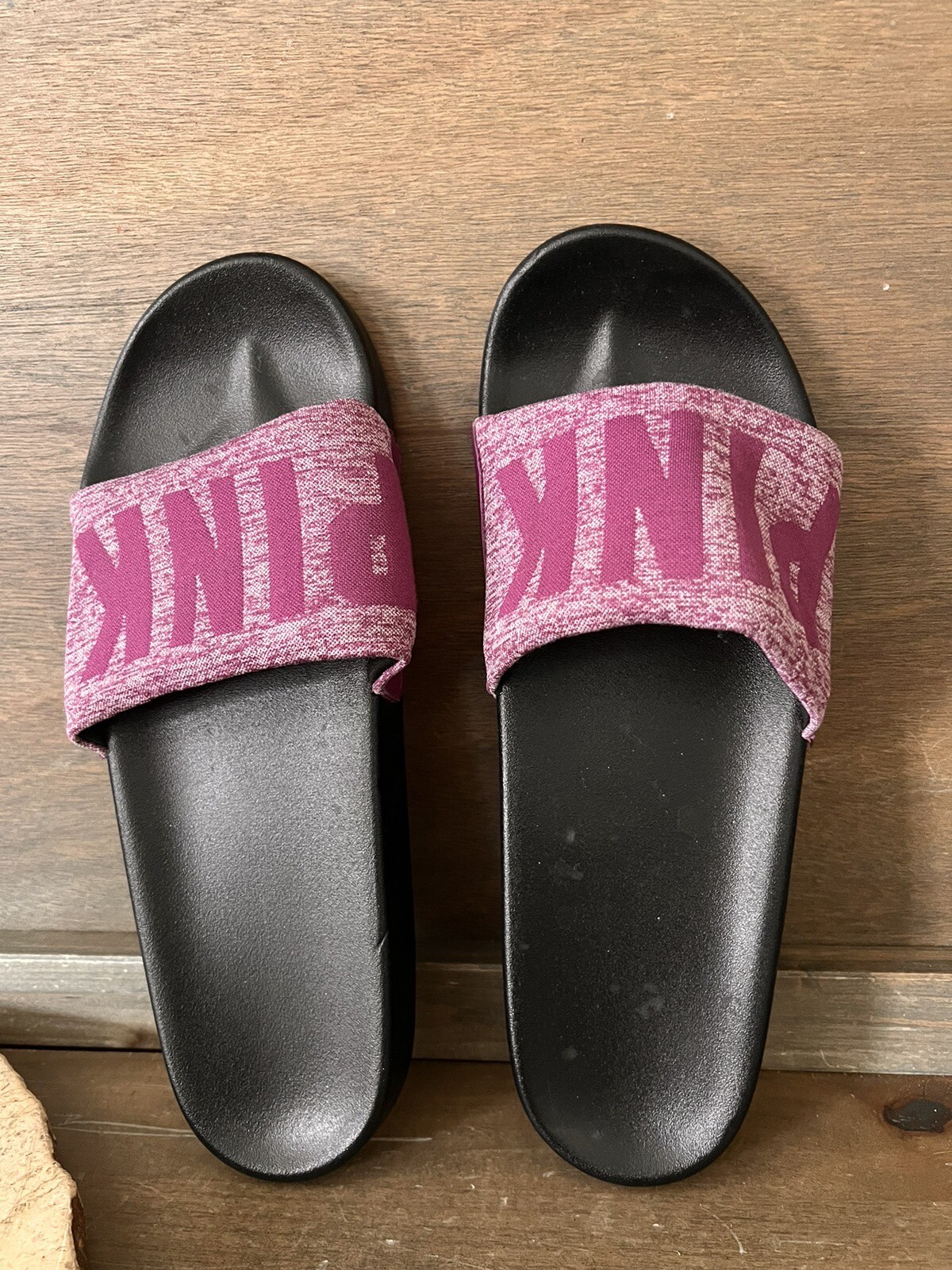 SAOLA Ciabatta casual rosa Victoria's Secret donna VIOLA slip on suola gomma TAGLIA 10