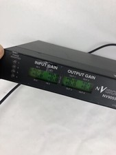 NVision NV9055 Audio Control Panel w/4 Green Audio Connectors  Fast Shipping