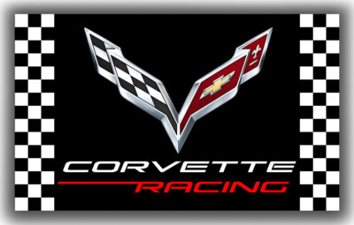 MCPACE Corvette Les Drapeaux Flags 3x5ft-90x150cm 100% Polyester,Used