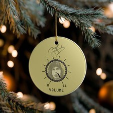 Funny Spinal Tap Nigel Tufnel Eleven 11 One Louder 3" Ceramic Christmas Ornament