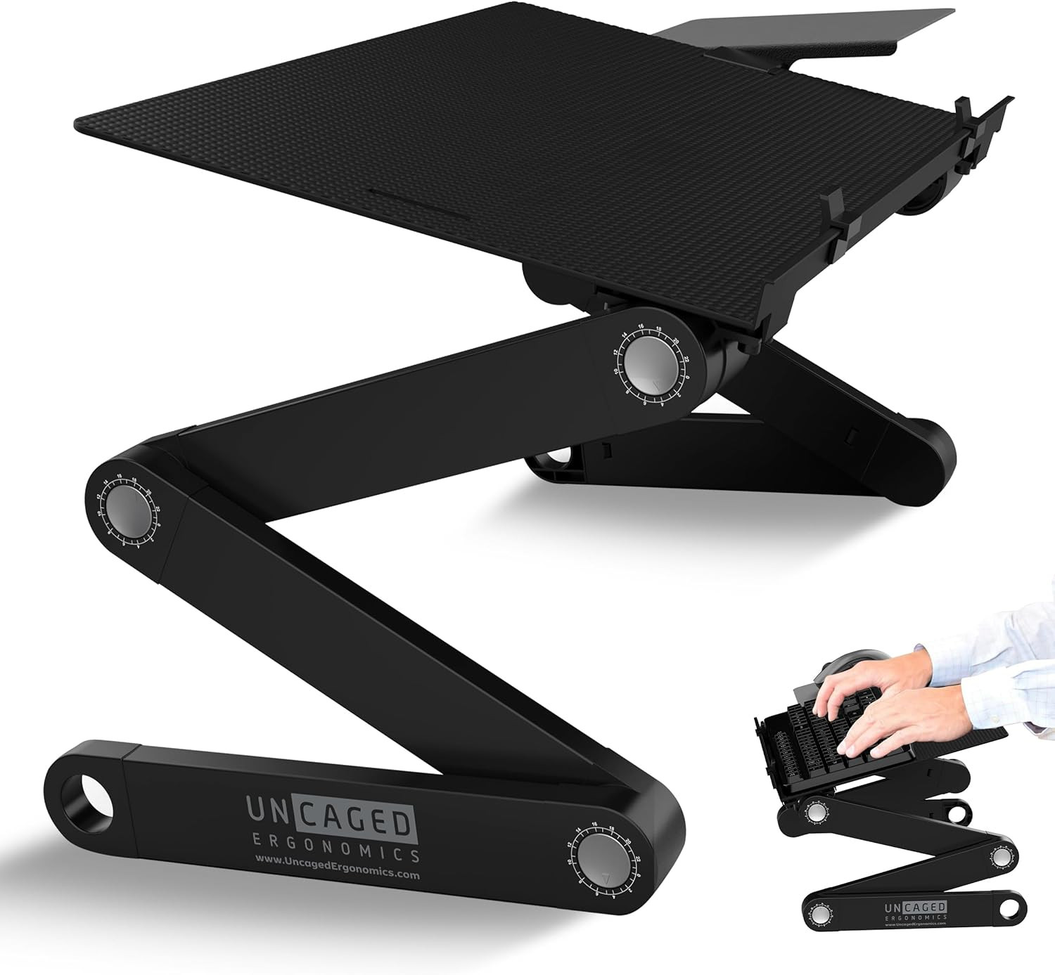 WorkEZ Adjustable Computer Keyboard Stand for Desk, Keyboard