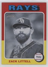 2024 Topps Heritage High Number SP Black & White Zack Littell #713 1jk8