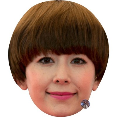 Kaela Kimura (Smile) Celebrity Mask, Flat Card Face, Fancy Dress Mask