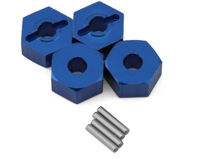 Maverick Aluminum 14mm Hex Hub Set (Blue) (4) [MVK150473]