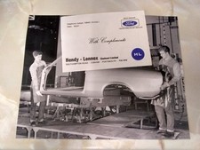  FORD ESCORT MK1 PRODUCTION LINE   PRESS PHOTOS X2, 8X10   FORD MOTOR CO  