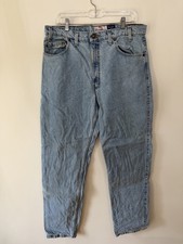 Vtg Levi s Signature Orange Tab Jeans Relaxed Fit 540 Light Wash Pant Mens 36x32