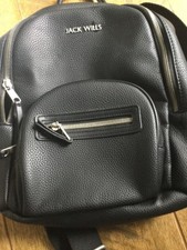 Jack Wills Rucksack Backpack Black New Without Tags Never Used