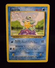 Pokémon TCG - SQUIRTLE - 63/102 - UNLIMITED - BASE SET (1999) - WOTC - LP on eBay