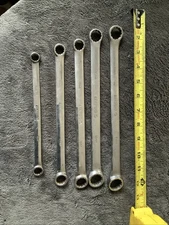 Matco Double Box End Wrench Set, Metric, 12pt….5pc Set….see Pics…eee