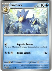 Golduck 055/165 Scarlet & Violet 151 Uncommon