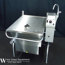 CLEVELAND "POWER PAN" SGL-30T1 30 GALLON GAS TILT SKILLET BRAISING PAN FLAWLESS!