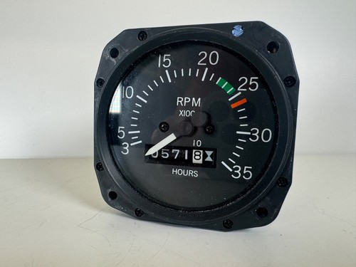CESSNA C661029-0101 RECORDING TACHOMETER SL1010-55009-10-N00 RPM IND TESTED