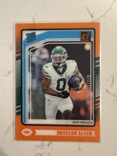 2024 Panini Clearly Donruss - Rated Rookie Auto Braelon Allen Orange #d /199 RC