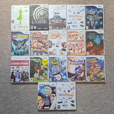Nintendo Wii Spielepaket x17 Kinder Kinder Lego Shooter Party Cartoon getestet PAL