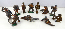 Lot of 11 Vintage BARCLAY/MANOIL 1930's Hand Painted Lead WW1 Soldiers