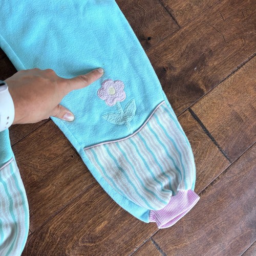Vintage Hush Puppies Girls 90s Outfit 6x Two Piece Track Suit Blue - Picture 6 of 10