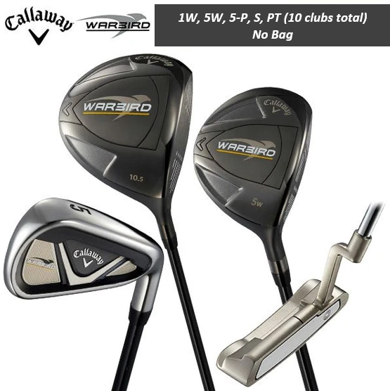 Juego de palos de golf Callaway Warbird de 10 piezas sin bolsa para diestros de Japón Flex R - Imagen 4 de 4