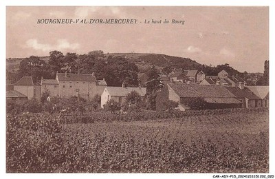 CAR-ADYP15-1030-71 - BOURGNEUF-VAL-D'OR-MERCUREY - Le haut du bourg