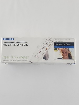 NEW  - Philips Respironics Peak Flow Meter Full Range 60-810 L/min Personal Best