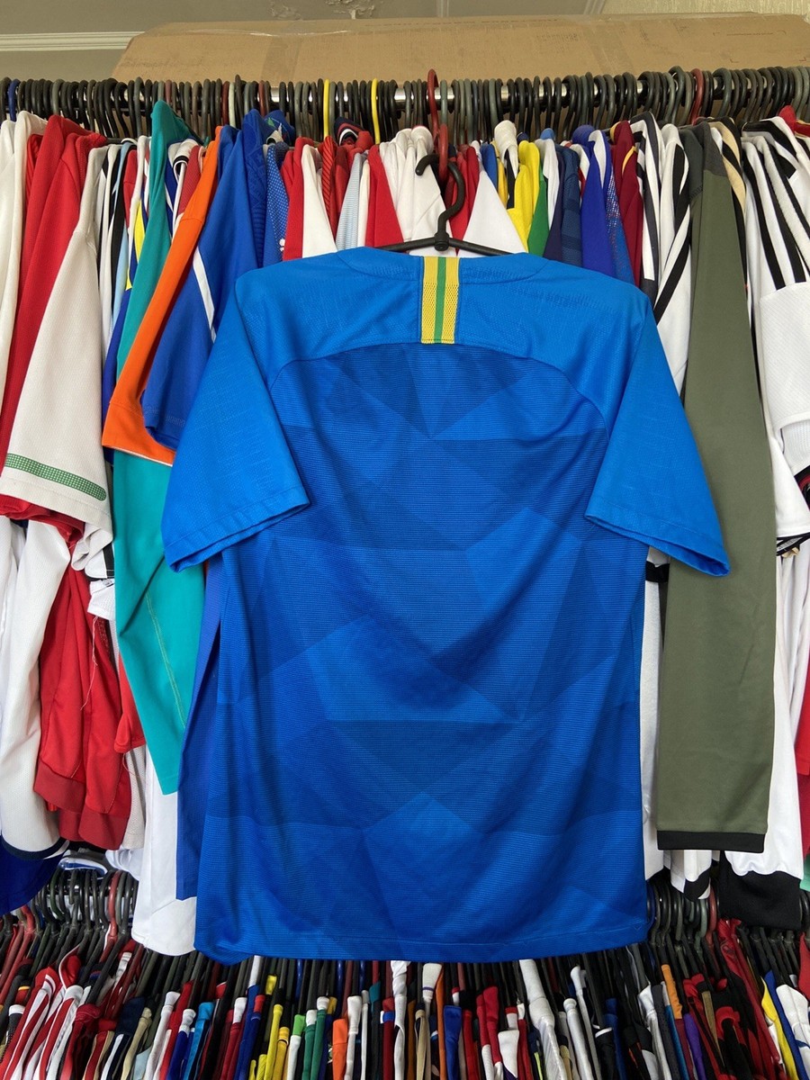 BRAZIL 2018 2019 AWAY FOOTBALL SHIRT SOCCER JERSEY NIKE 893855-453