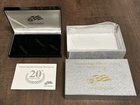 2006 AMERICAN EAGLE 20th ANNIV. "W" SILVER SET COIN BOX/COA-NO COINS OR CAPSULES