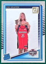 Kiki Iriafen - 2025 Donruss WNBA Holo #94 - Mystics Rated Rookie Basketball Card