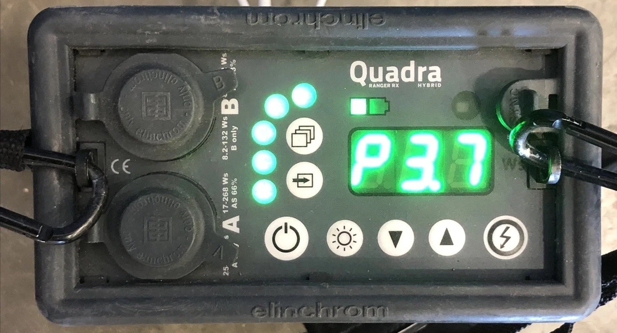 USED Elinchrom Ranger Quadra RX 2 x A Head Kit #EL 10291.1 SKU#1640083