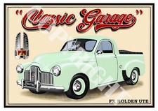 NEW Classic Garage FX Holden Ute tin metal sign