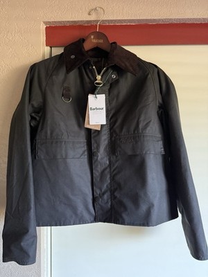 White Label Barbour Beaufort Slim Fit BARBOUR SPEY SL OLIVE WAXED