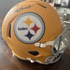 Mel Blount Signed Pit Steelers F/S  Replica Rave Football Helmet NFL BAS Auth