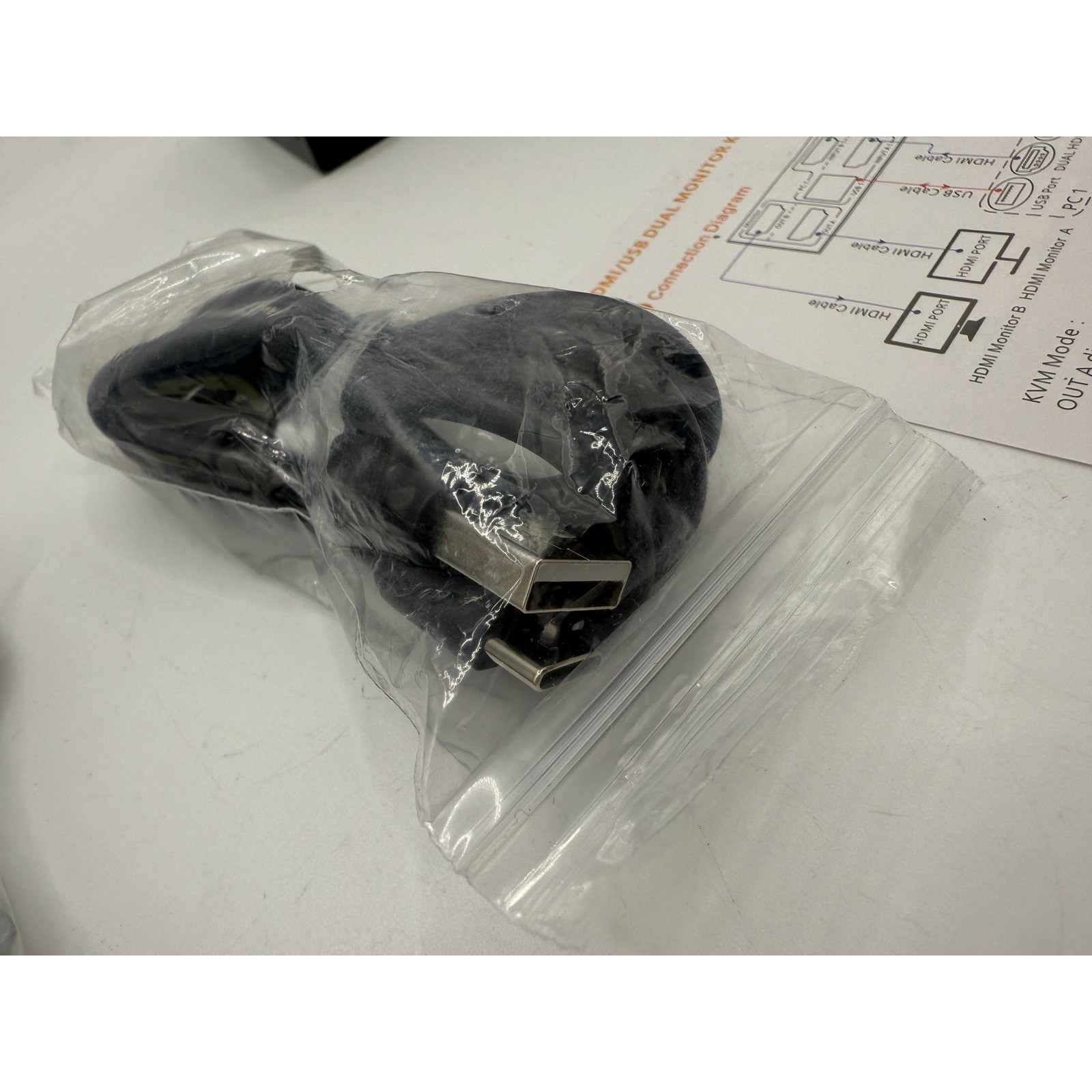 KCEVE KC KVM202AS USB3 0 HDMI KVM Switch Dual Display 4K 60Hz Adaptive EDID