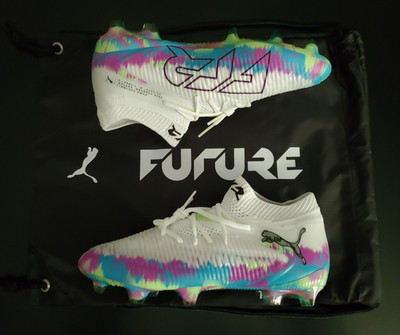 Puma Future 8 Ultimate FG Brilliance White Men's Soccer Cleats 109013 01 Size 7