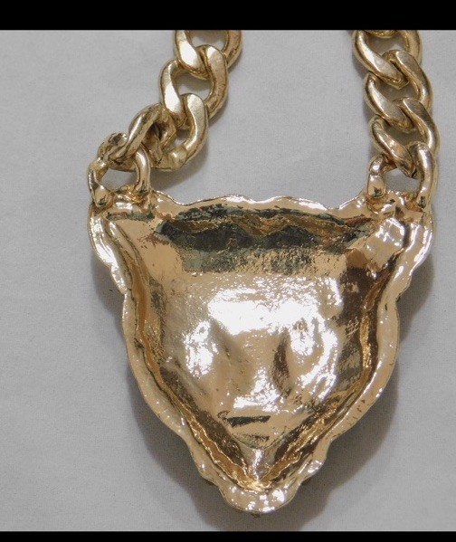 Natasha Leopard Head Statement Necklace Show Stop… - image 2