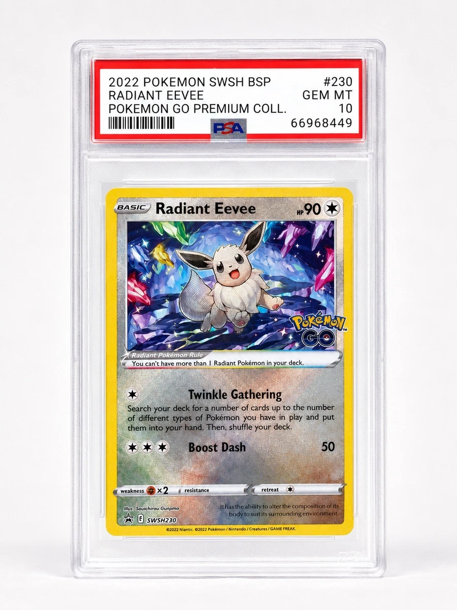 Eevee Pokémon TCG Professional Sports Authenticator (PSA) Grade 10