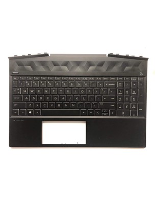F-Hong Palmrest Upper Case Touchpad with Backlight Keyboard for HP Gaming Pav...