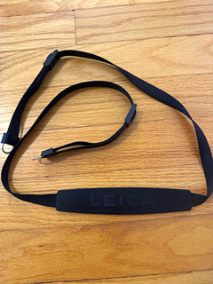 Leica Black Nylon Adjustable Neck/Shoulder Strap for Camera