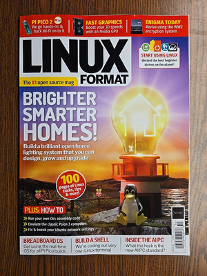 Linux Format magazine Issue 320 Oct 2024 Brighter Smarter Homes