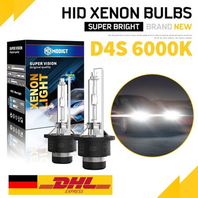 2xOriginal MODIGT SuperVision D4S 6000K Xenon Brenner Lampe Licht Scheinwerfer