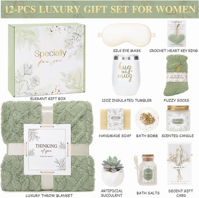 Get Well Gifts for Women Self Care Gifts Basket - Relaxing Spa Care Package