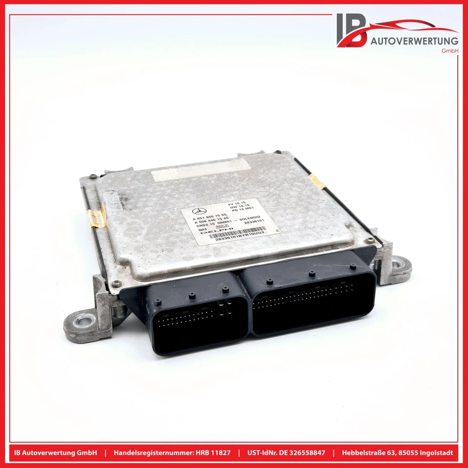 Motorsteuergerät SATZ A6519007500 MERCEDES BENZ E-KLASSE W212 E220 CDI DELPHI - Bild 3 von 4