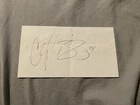 Champ Bailey Denver Broncos Signed 3x6 Index Card NFL Football Hall Of Fame